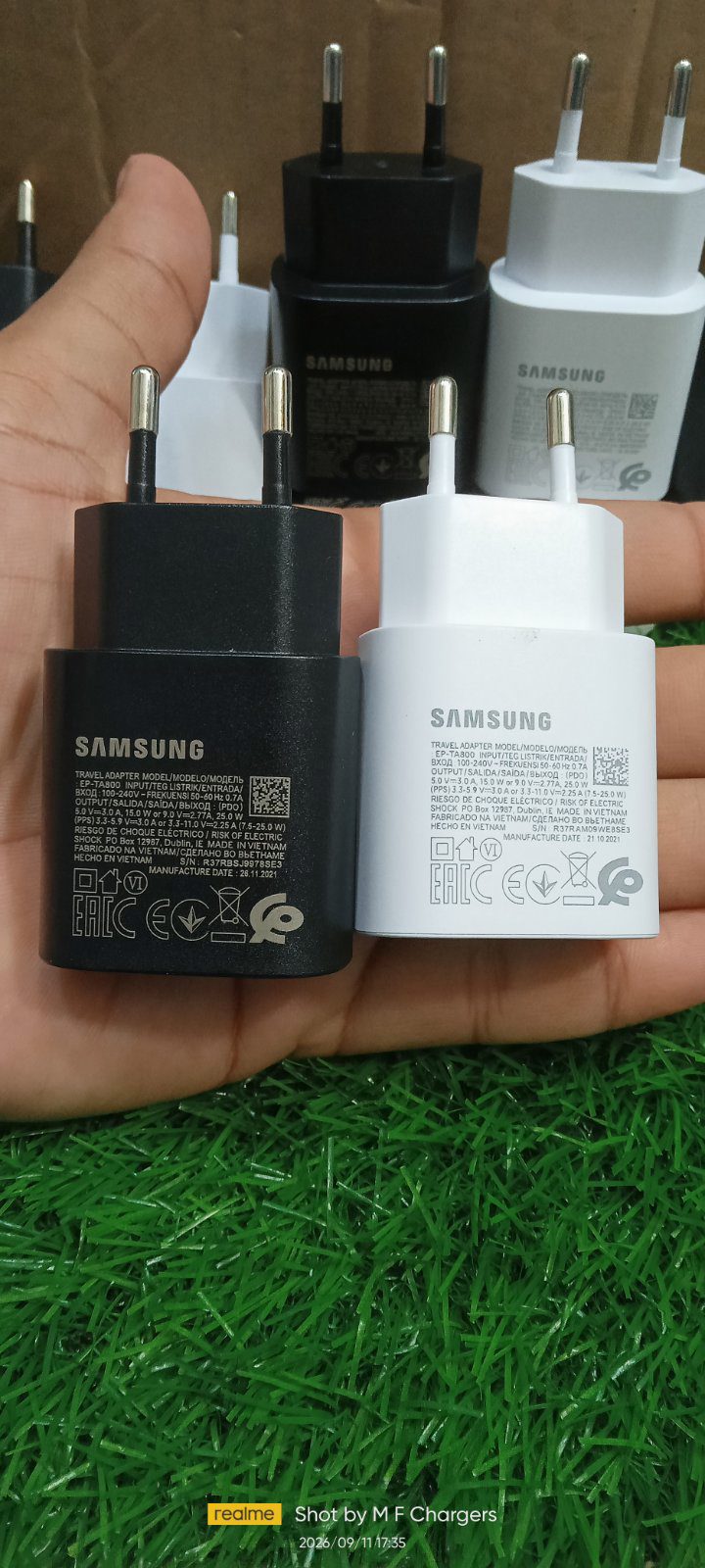 Samsung 25W Original Fast Charger | M F Chargers Karachi