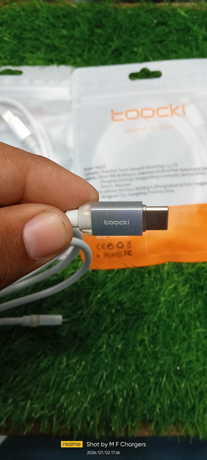​Toocki 100W Branding on Metal Connector Shell | M F Chargers