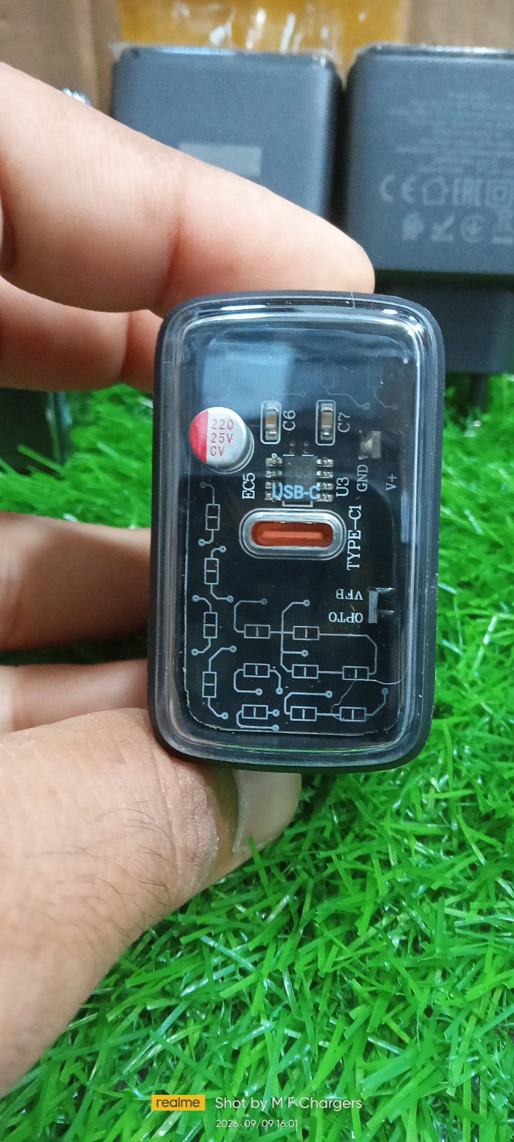 Hoco 35W Transparent Fast Charger | M F Chargers