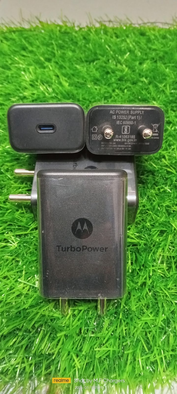 Original Motorola TurboPower 27W Fast Charger Type-C Port