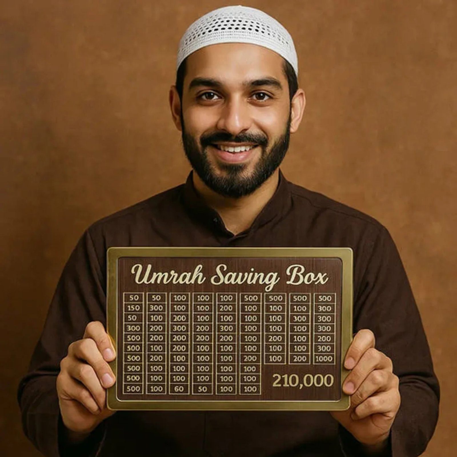 Umrah Saving Box - 210,000 Saving Goal