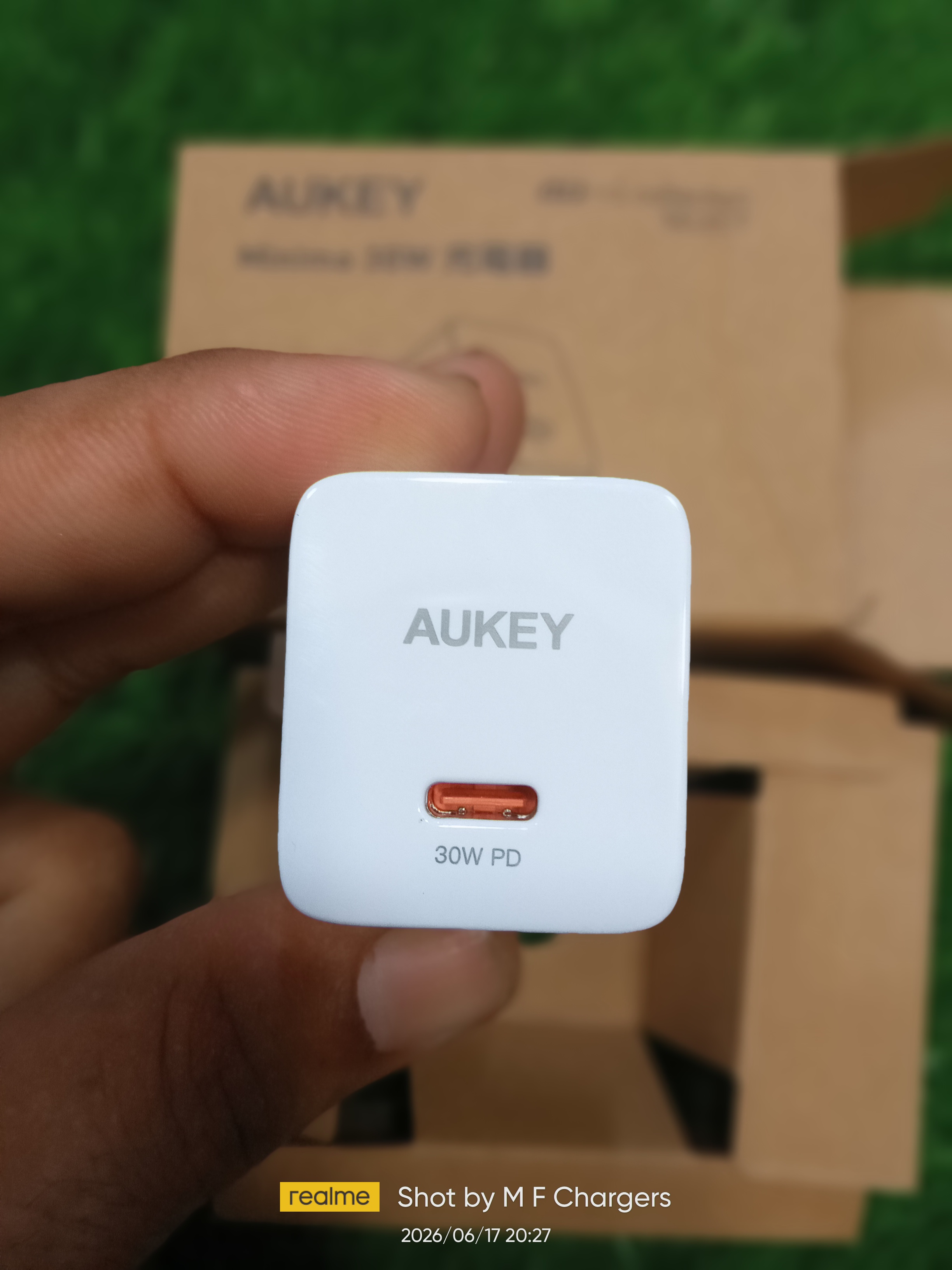 Aukey 30W PD Type C Port View Premium Compact Charger Model PW0040