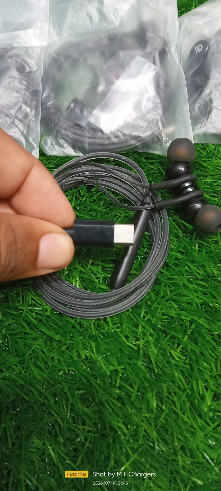 Original Protronic Magnet handsfree Type-C connector plug - M F Chargers