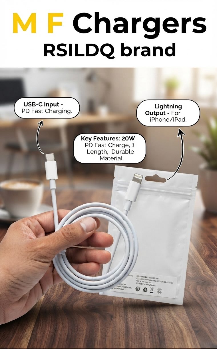 Original RSILDQ 20W PD Fast Charging Cable | M F Chargers