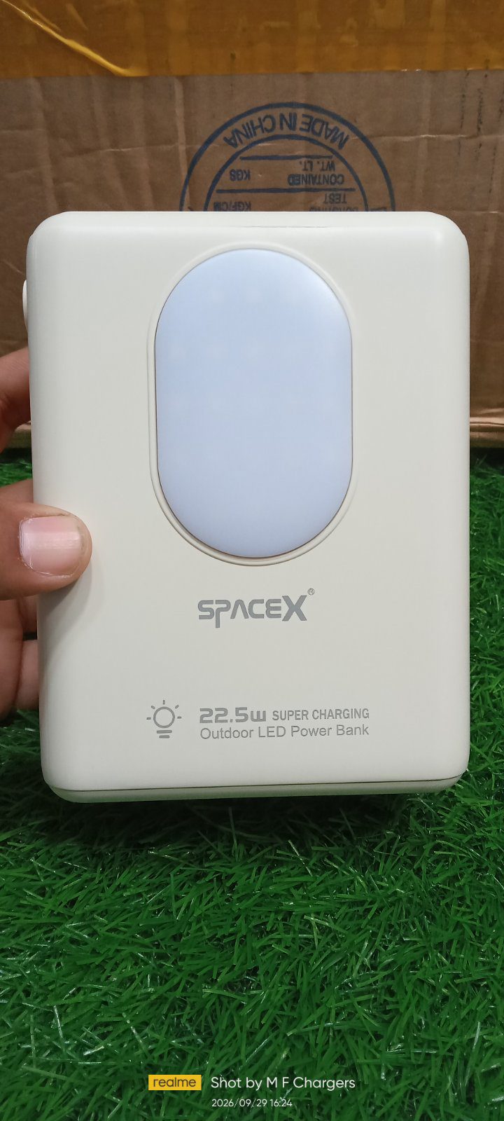 100000mAh Monster Outdoor LED Power Bank with 4 Built-in Cables