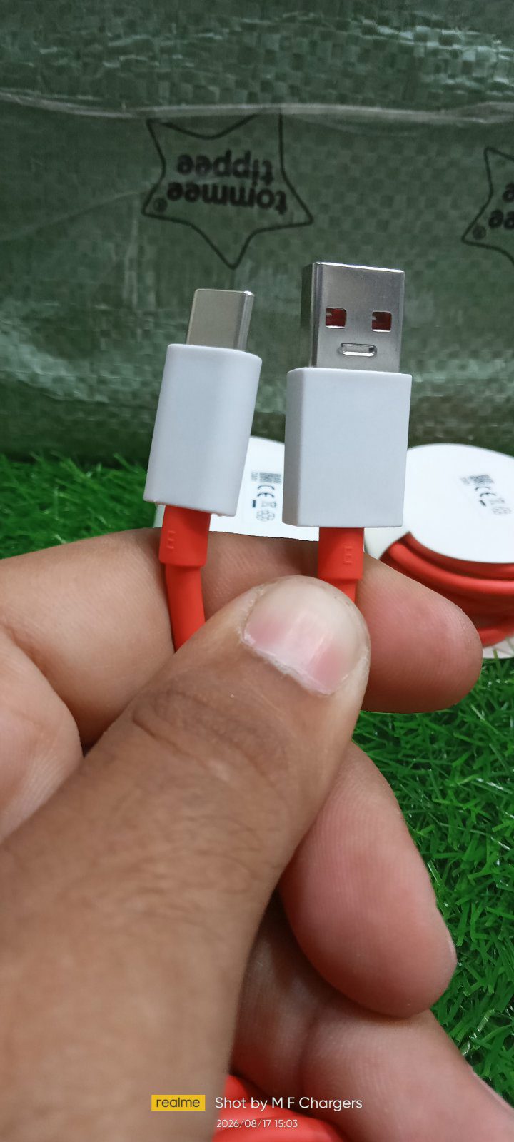 OnePlus Cable USB and Type-C Connectors Quality View - M F Chargers