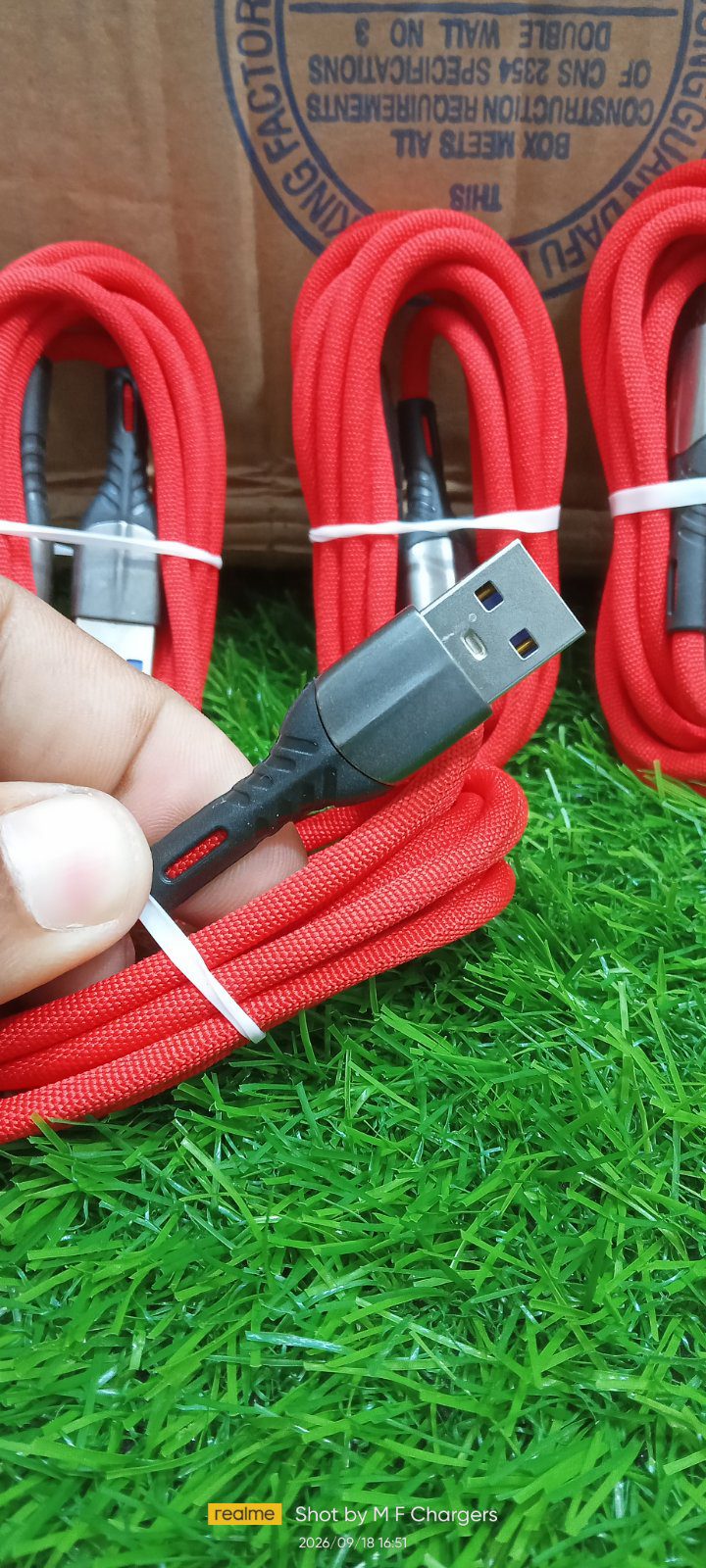 Fancy 1.5M LED Type-C Cable | M F Chargers