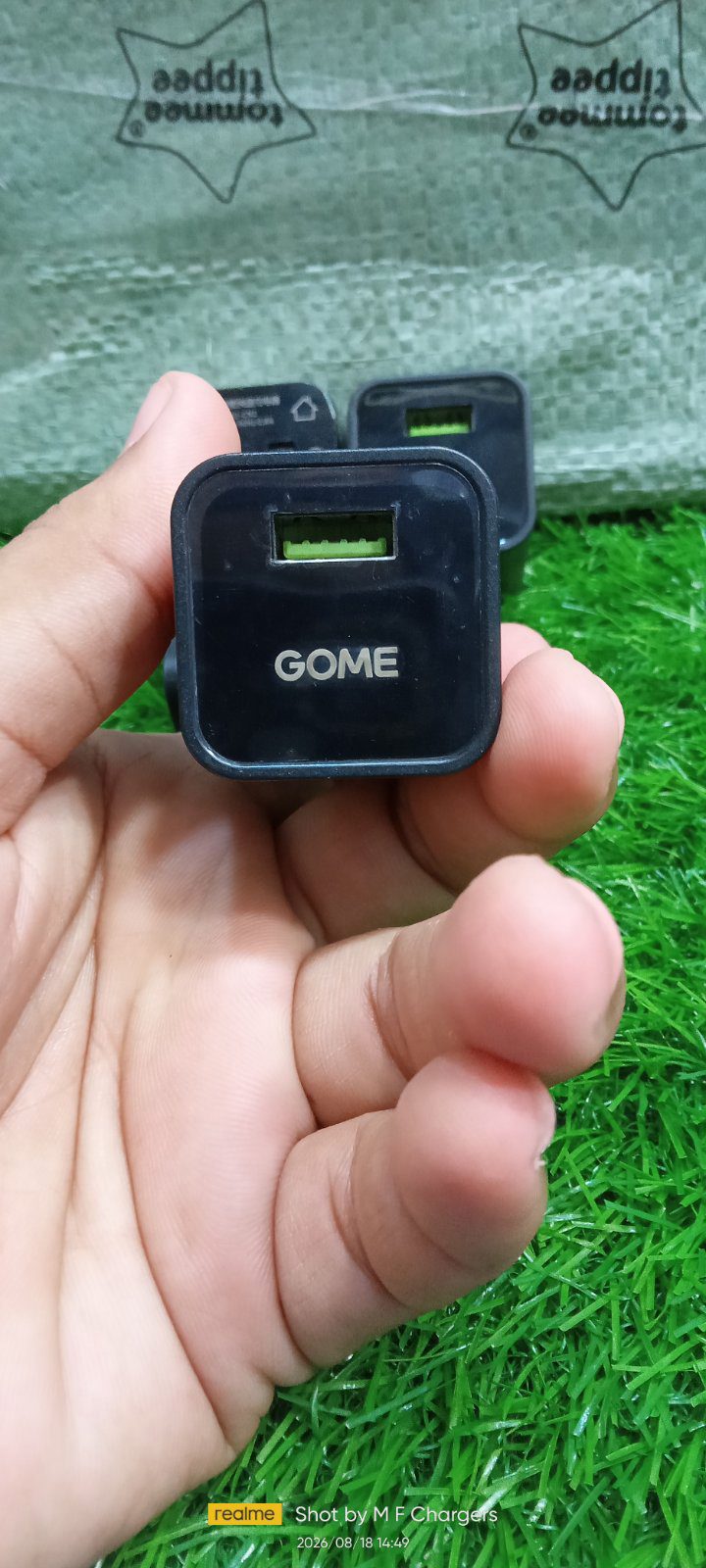 ​GOME 5V 5A Fast Charger Top Logo View M F Chargers