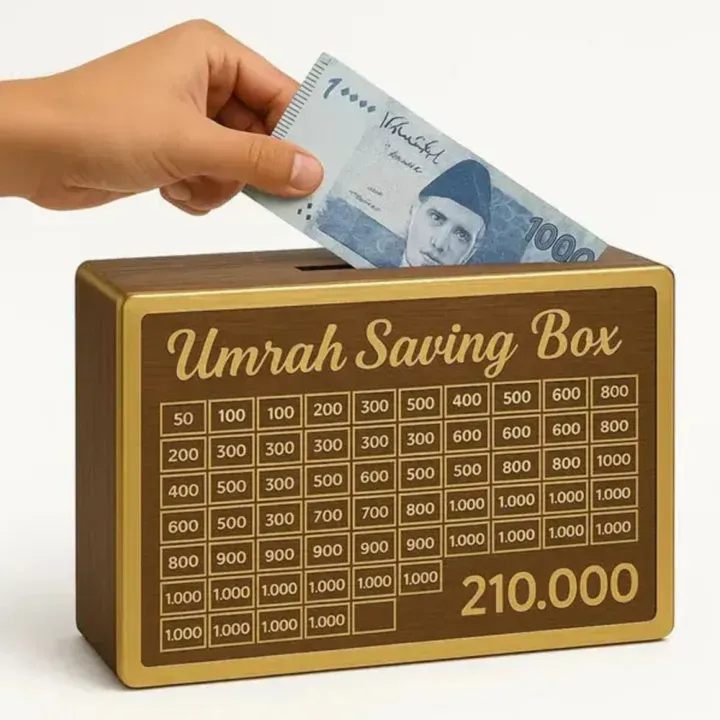 Umrah Saving Box - 210,000 Saving Goal