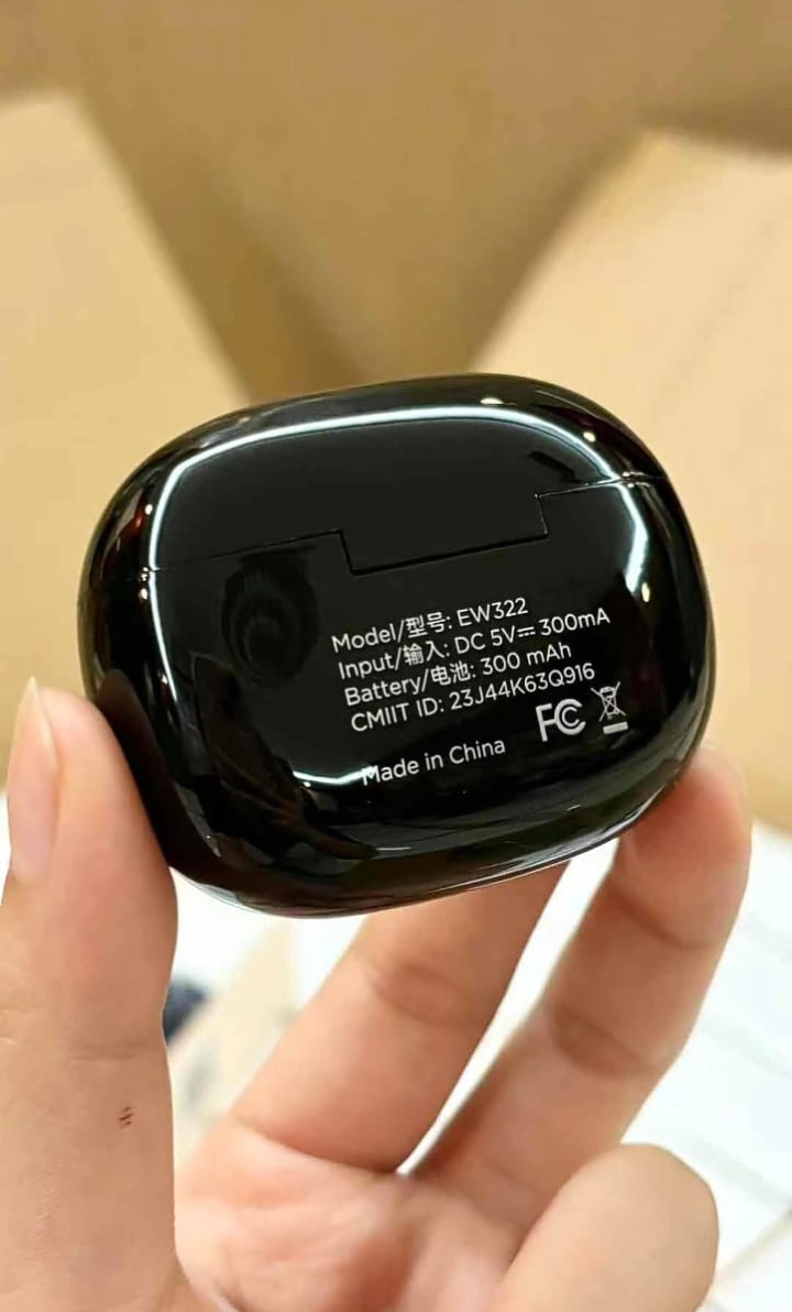 Lecoo EW322 Original Wireless Earbuds Charging Case Back Side Details