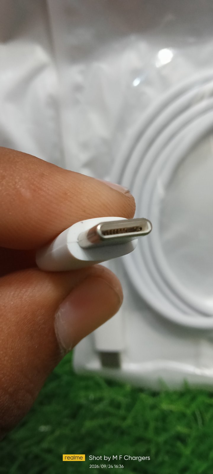 USB-C fast charging port and connector M F Chargers