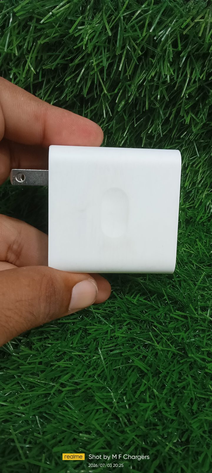 OnePlus original 30W power adapter side look fresh loose stock available at M F Chargers.