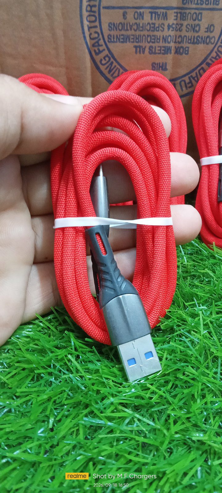 Fancy 1.5M LED Type-C Cable | M F Chargers
