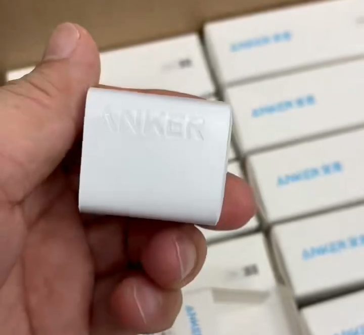 Anker 33W compact series charger side view in hand - M F Chargers