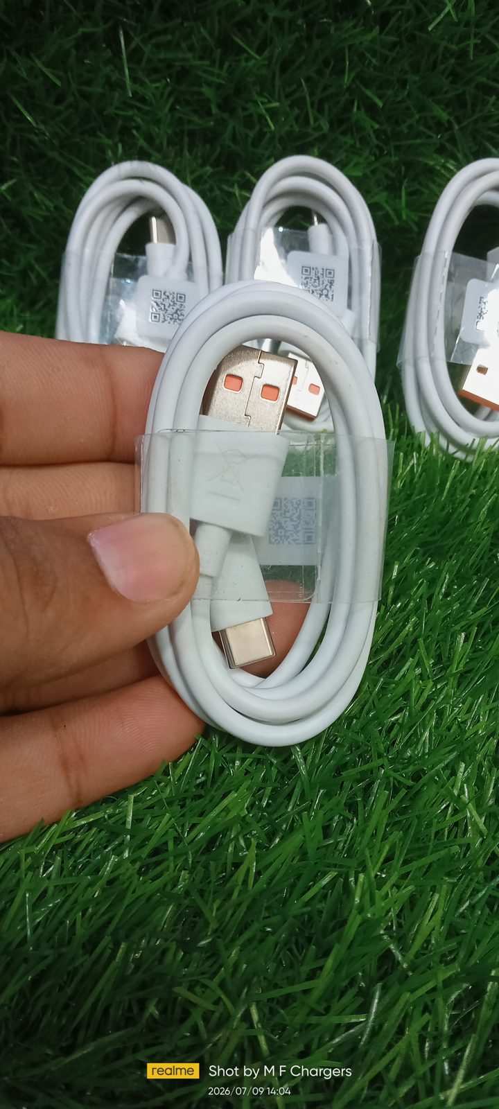 Infinix Original 90W Super Charge USB to Type-C Cable (Orange Core)