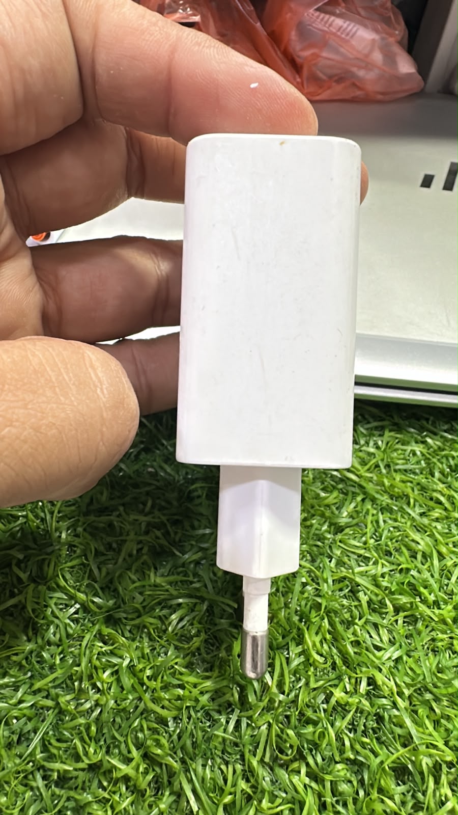 Samsung 65W original charger standard pin view - M F Chargers