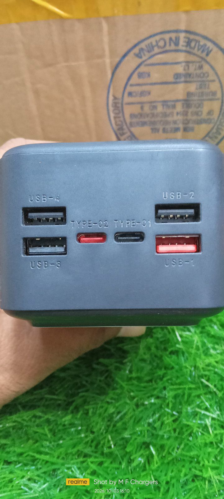 SpaceX 22.5W Fast Charge Output Ports and USB Slots - M F Chargers