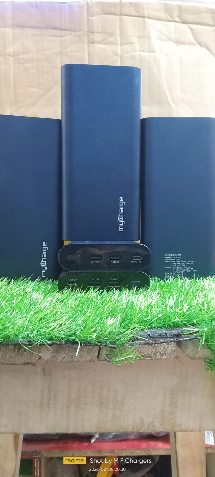 MyCharge Fast Charging Power Bank Side Profile - M F Chargers