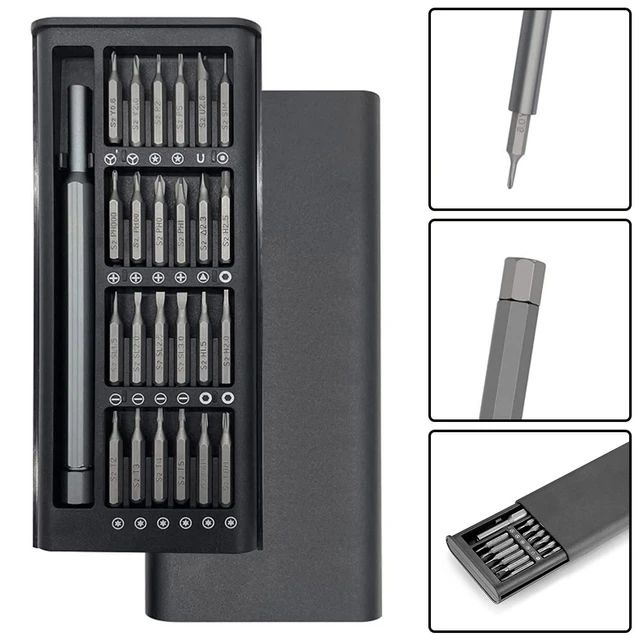 24 In 1 Magnetic Screwdriver Set High Quality Steel Bits