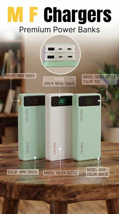 Best 10000mAh Power Bank Online Shopping in Pakistan | M F Chargers