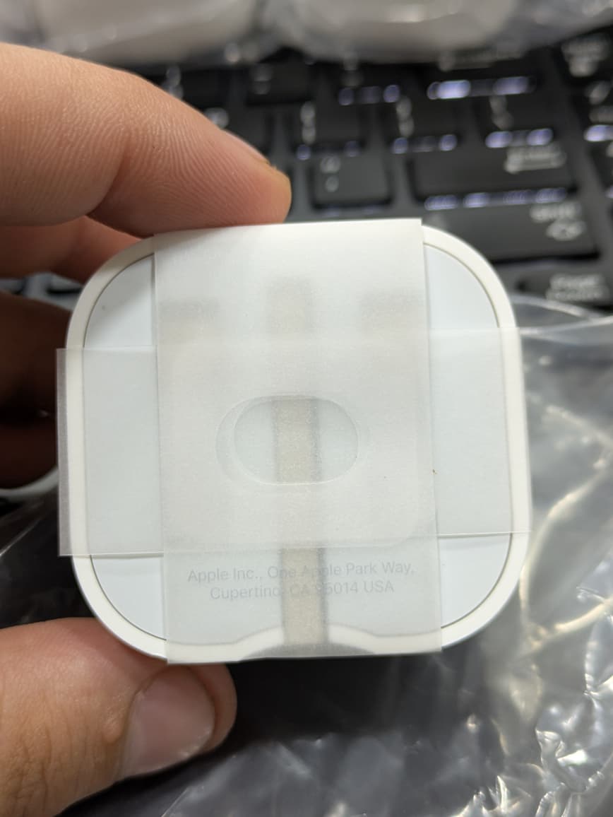 Original Apple 20W USB-C Adapter Front View - M F Chargers
