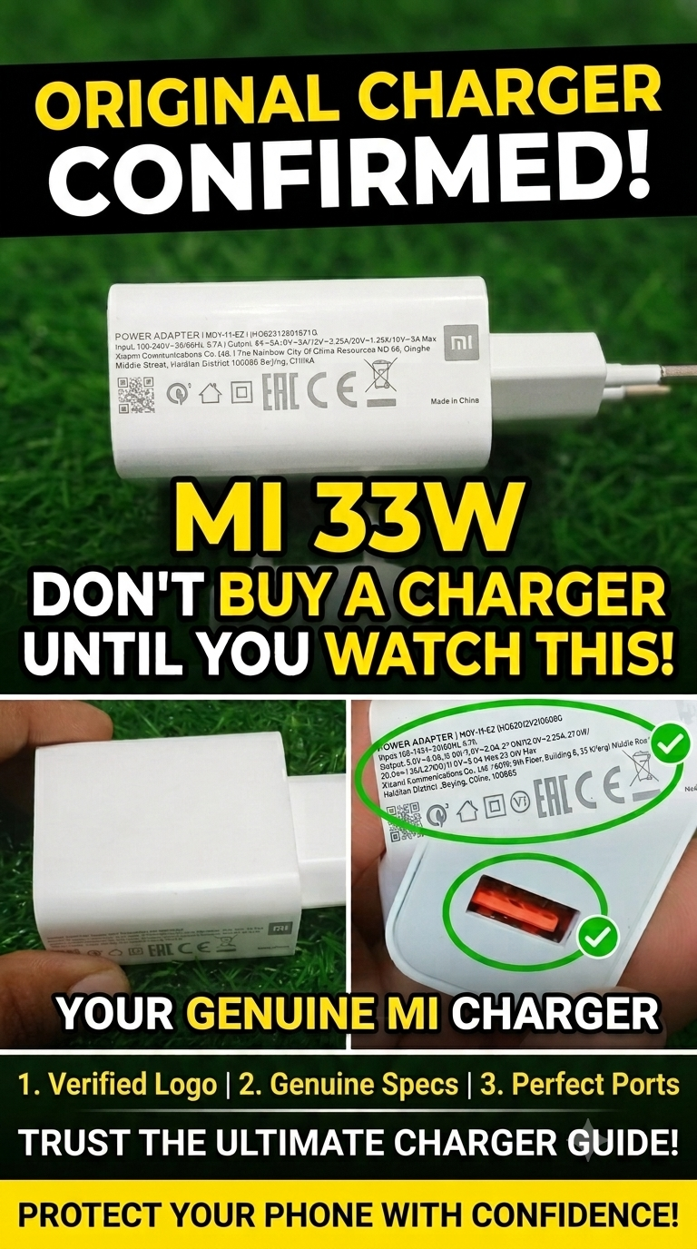 Original Xiaomi Mi 33W Fast Charger (MDY-11-EZ)