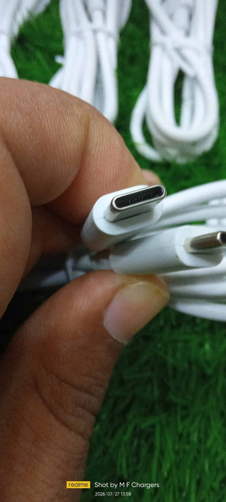 Original Anker Type-C Pins Close Up View - M F Chargers