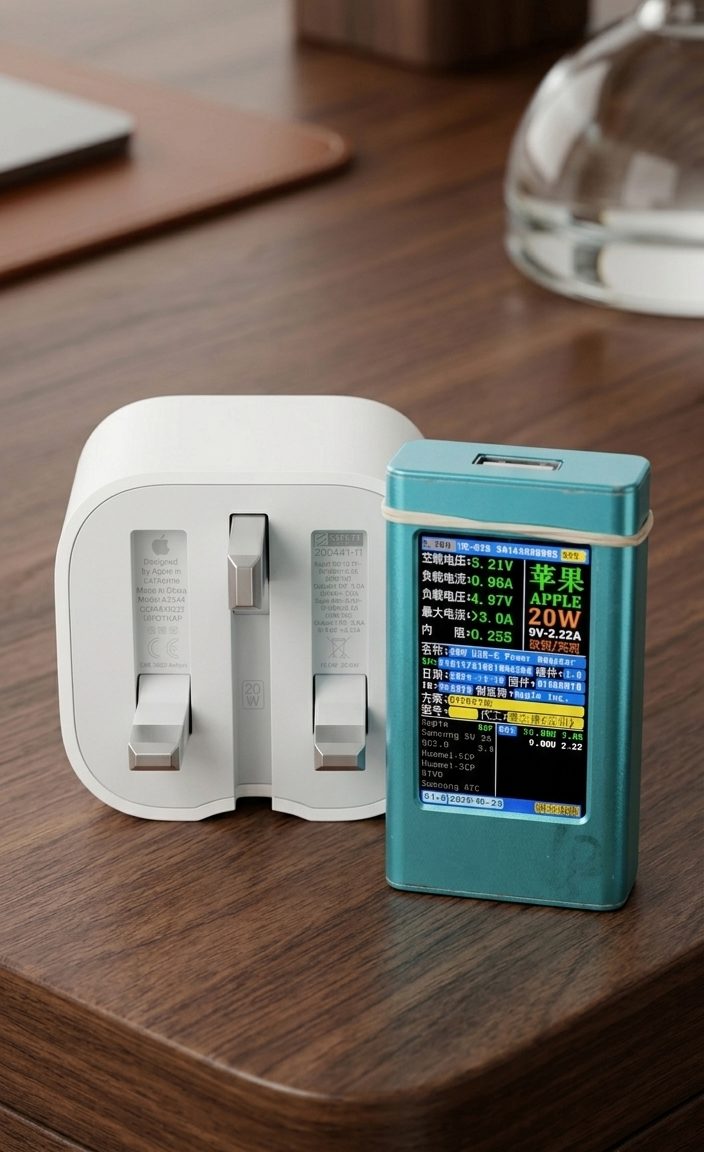 Original Apple 20W Charger Hardware Tester Verification - M F Chargers