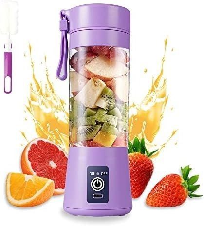 6 Blade Mini Portable USB Juicer Blender Rechargeable