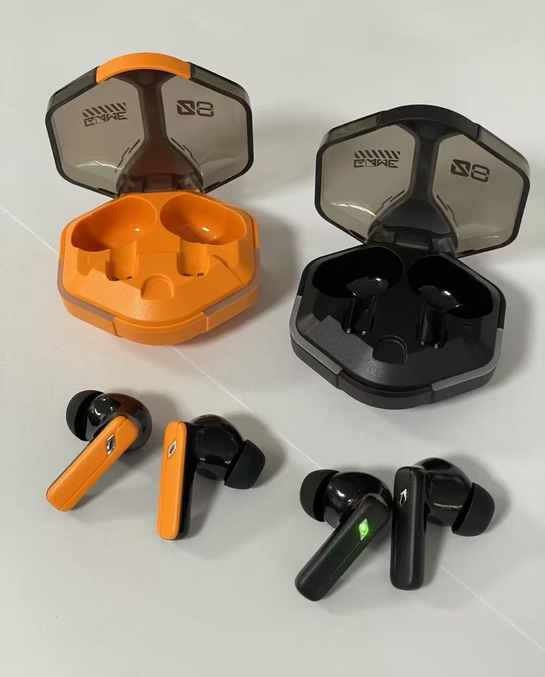 Wotemei J69 wireless gaming earbuds with charging case at M F Chargers