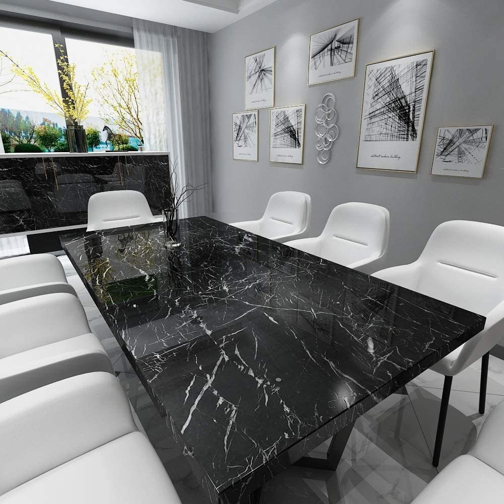 Black/White Marble Sheet For Kitchen