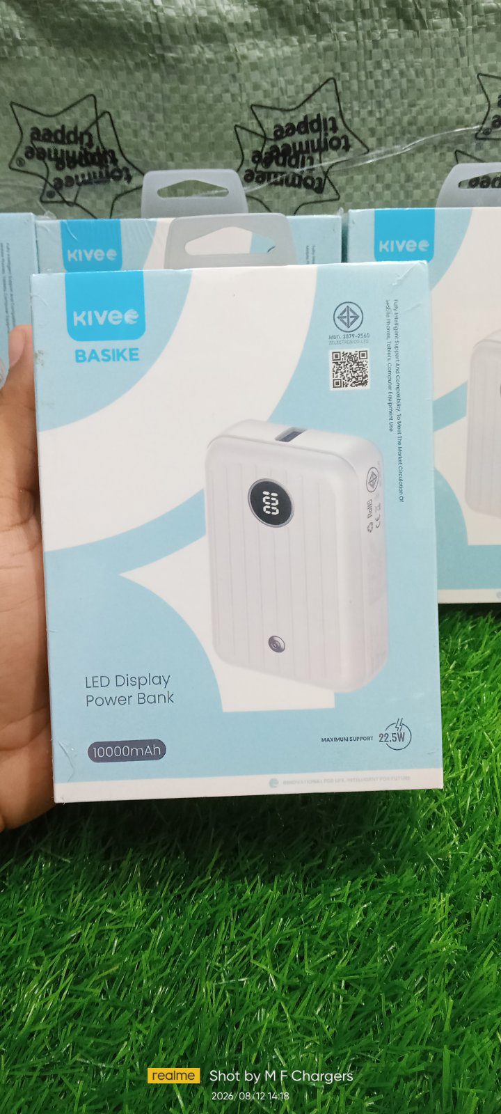 KIVEE x BASIKE Power Bank Packaging Box M F Chargers