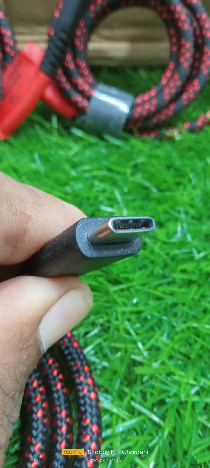Premium build quality of X Solid Type-C fast charging cable plug - M F Chargers