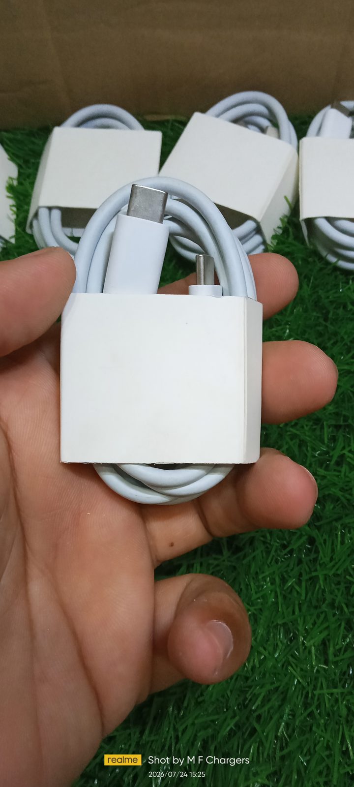 Authentic Type C to Type C Original Cable Packaging - M F Chargers