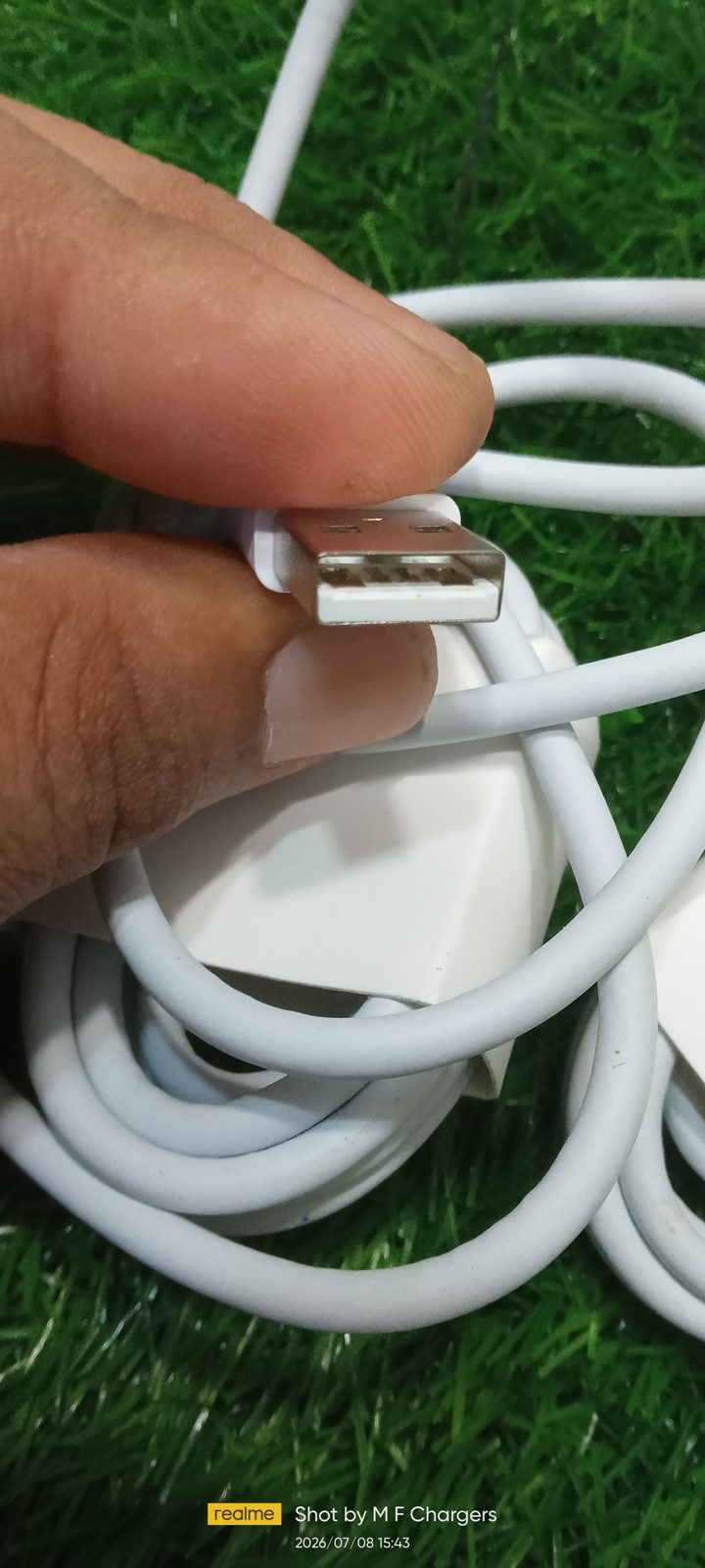 Vivo 80W Fast Charging Cable USB Connector Tip View M F Chargers