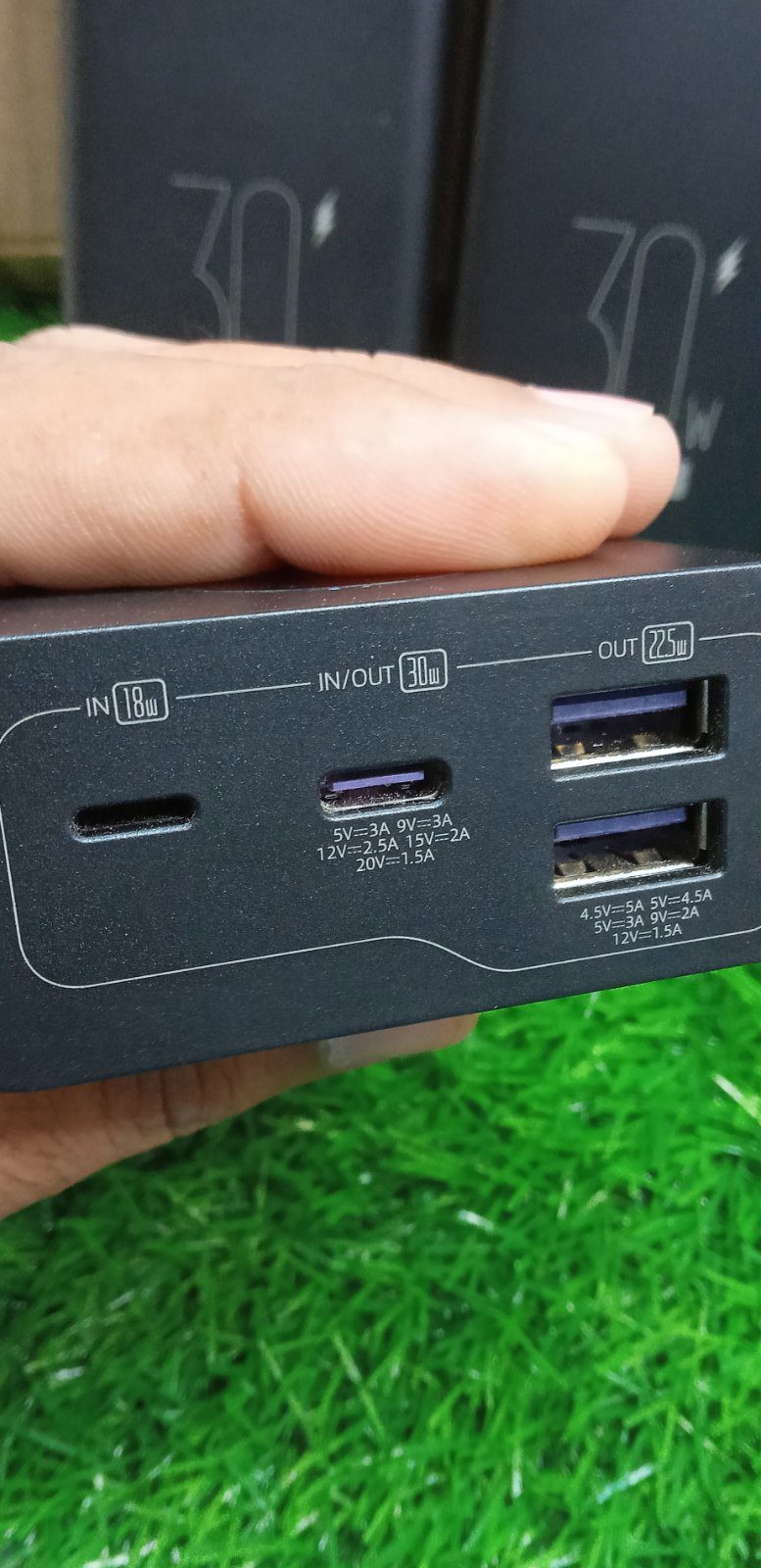 Romoss 30W Power Bank Type-C In/Out and Dual USB Ports - M F Chargers