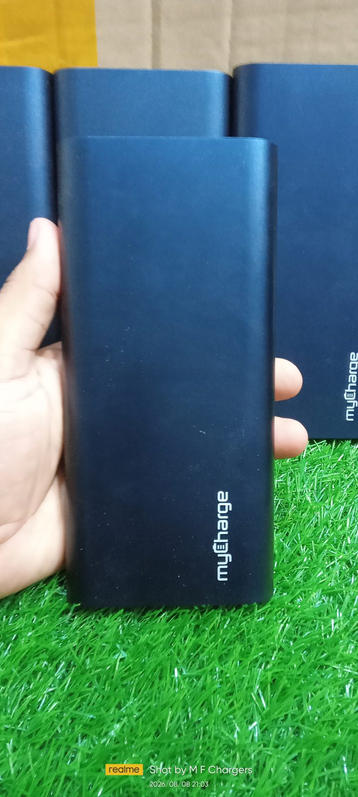 MyCharge 26800mAh Power Bank in Hand - M F Chargers