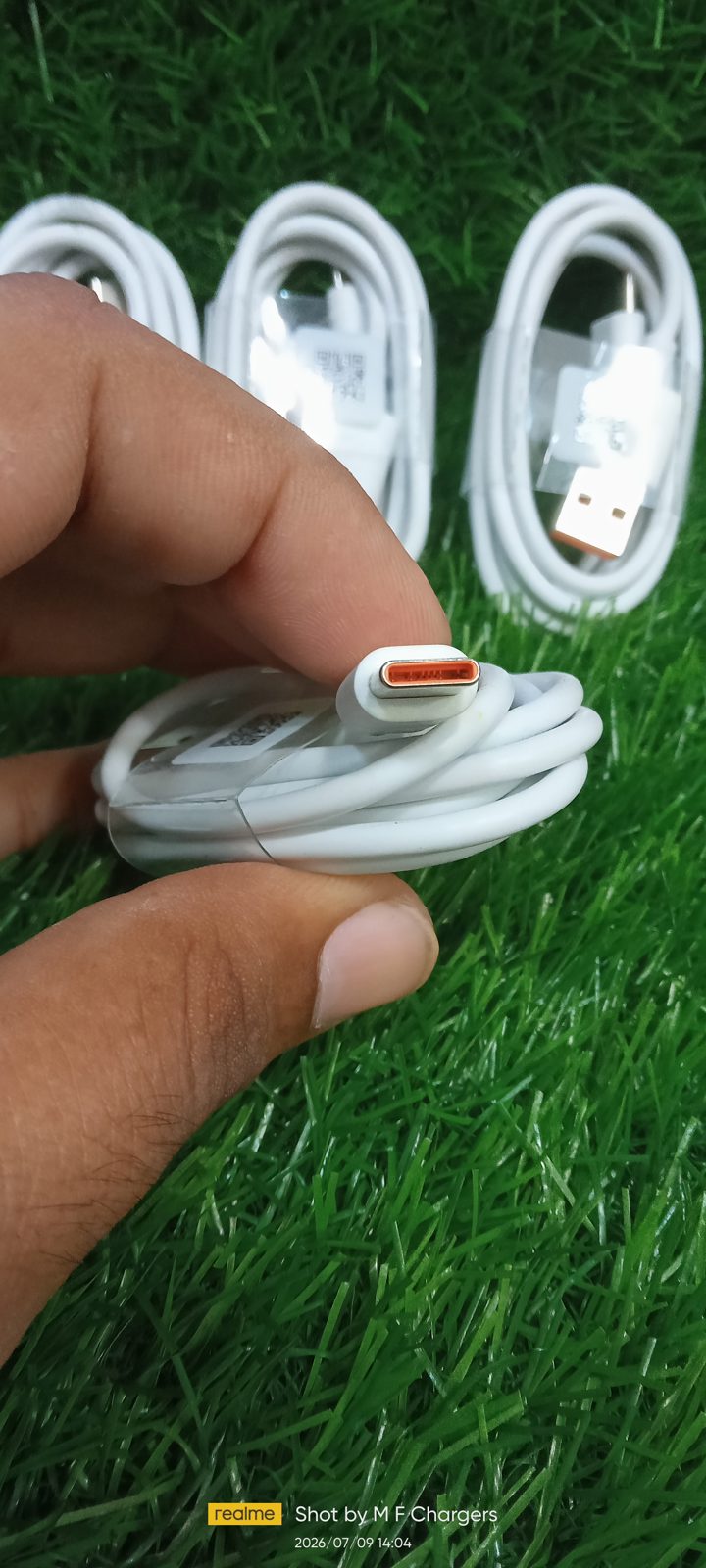 Infinix Original 90W Super Charge USB to Type-C Cable (Orange Core)