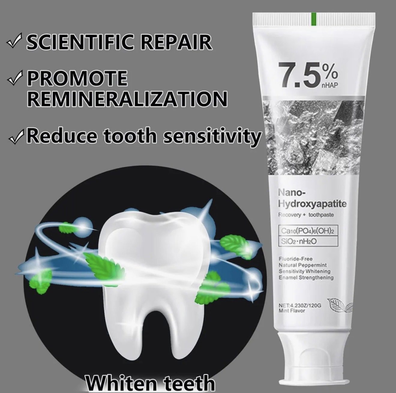 Nano Hydroxyapatite Toothpaste 7.5%