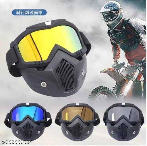 Bike Mask With Goggles