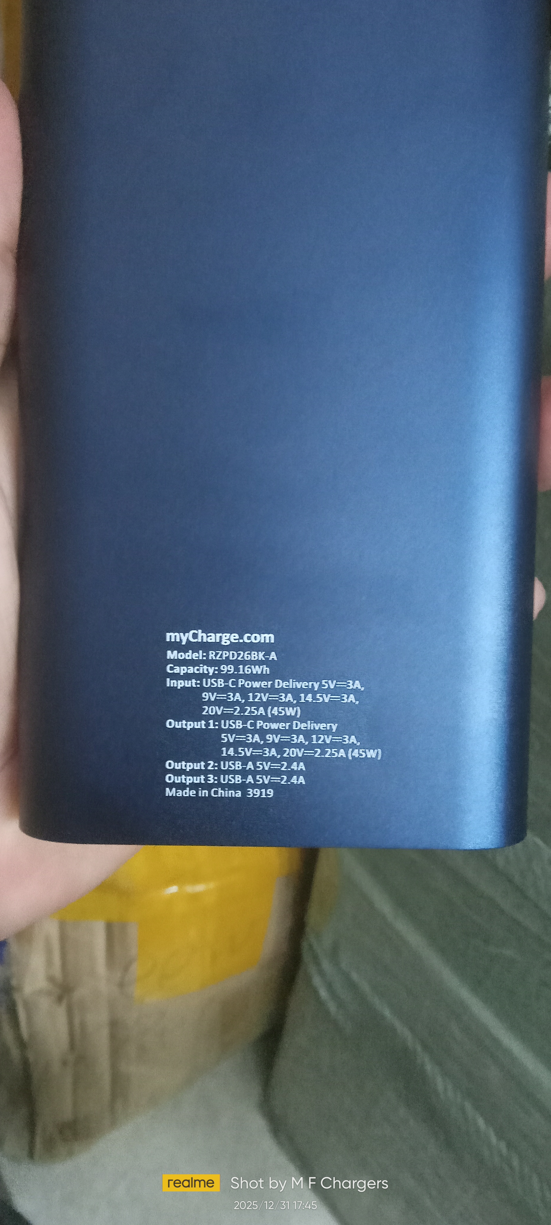 MyCharge Razor Xtreme-PD 26800mAh Power Bank
