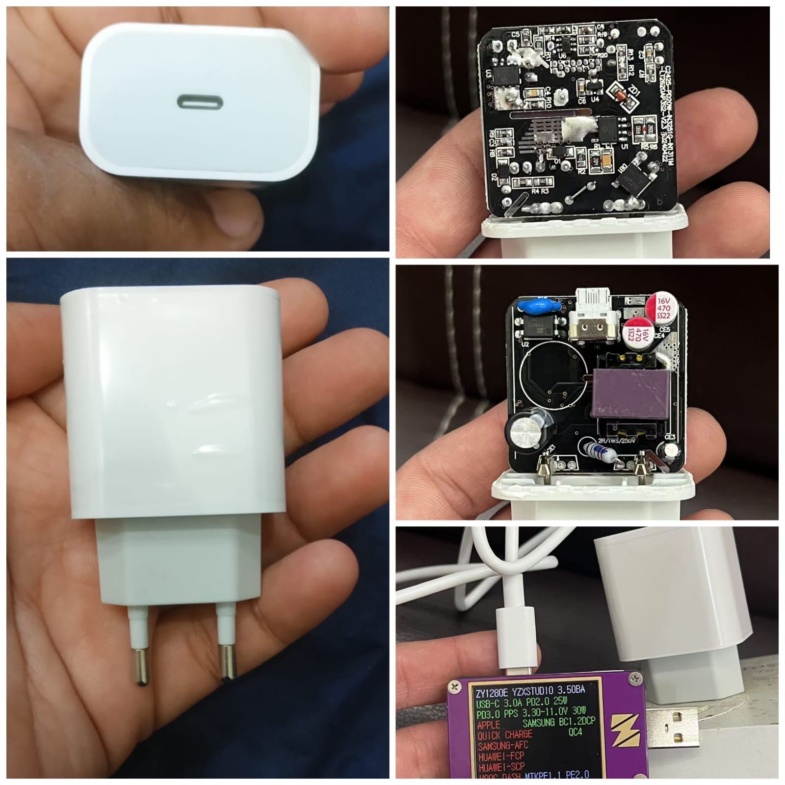 Stock lot adopter with cable 25w