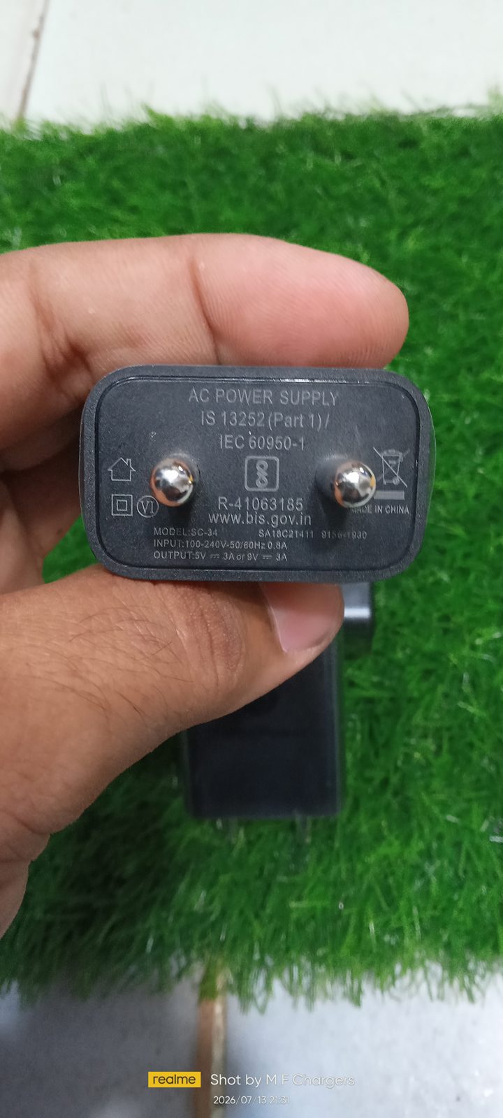 Original Motorola TurboPower 27W Fast Charger Type-C Port