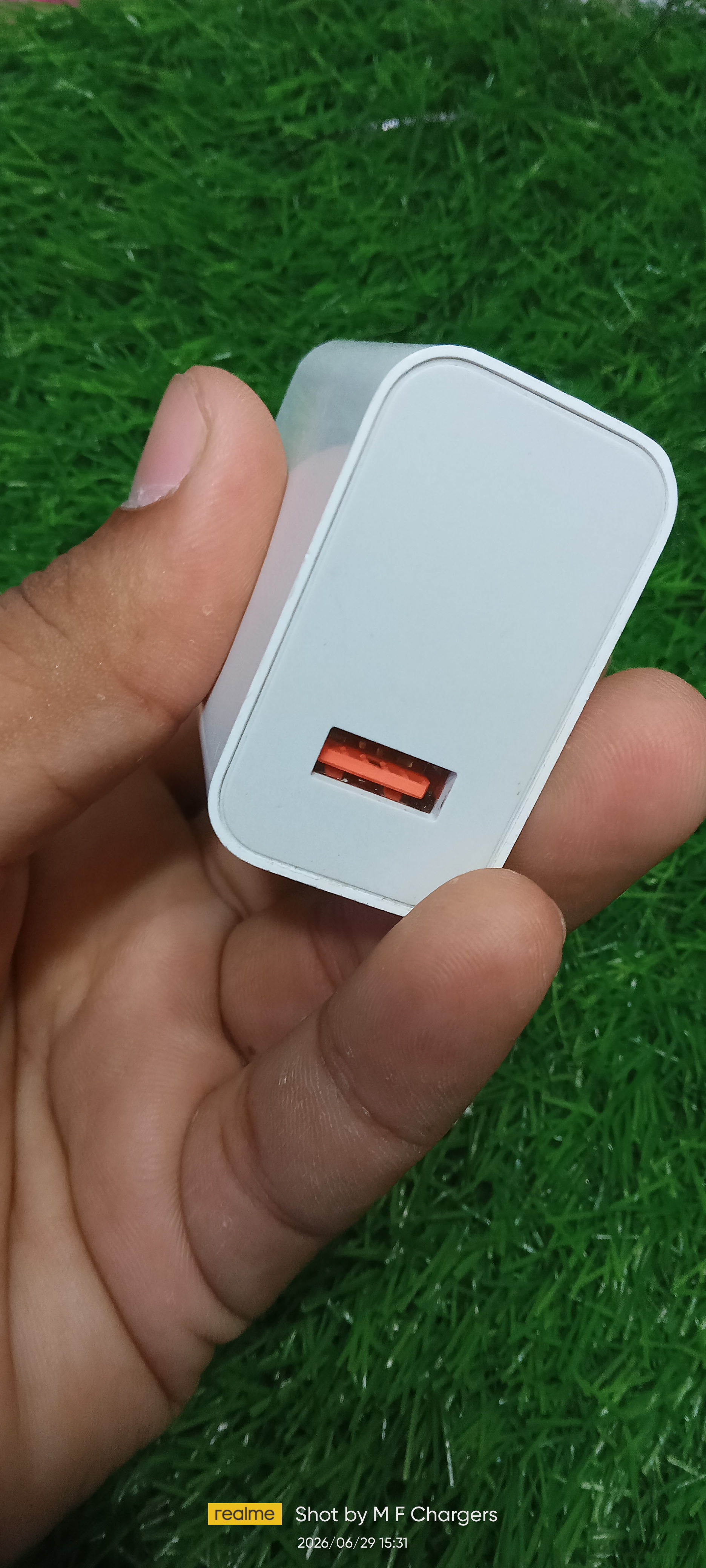 Original Mi 33W Charger Orange USB Port - M F Chargers
