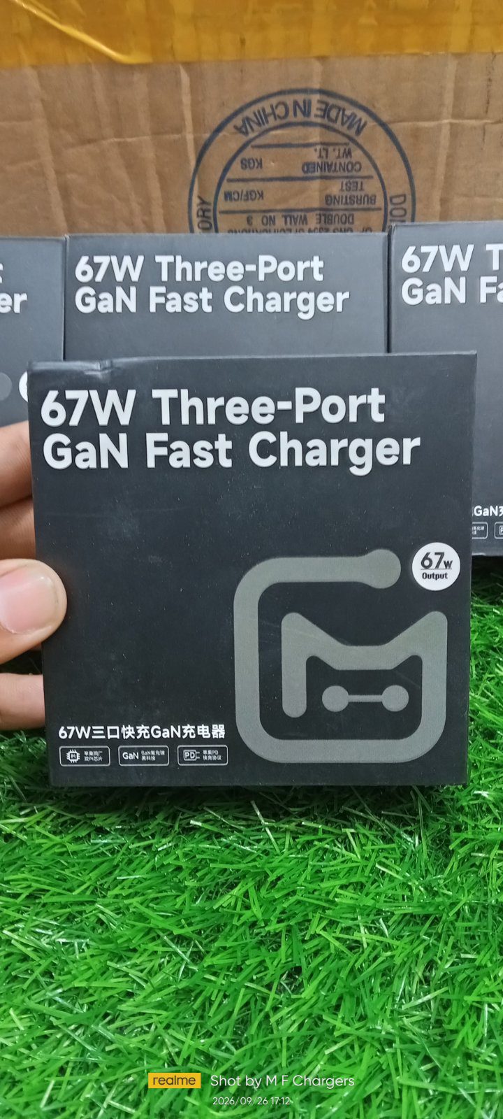 IFCAT 67W 3-Port GaN Fast Charger | M F Chargers