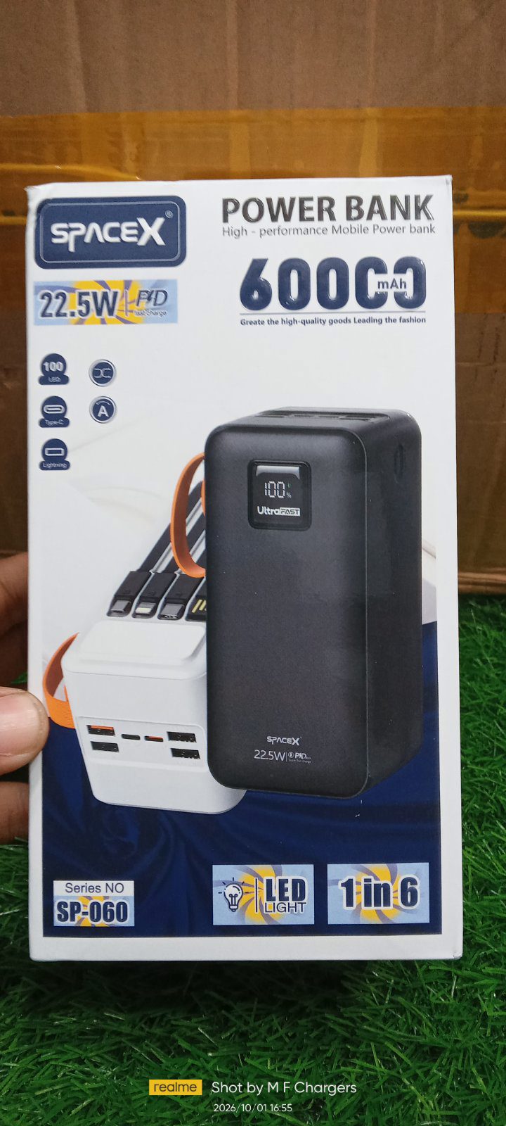 SpaceX 60000mAh Power Bank SP-060 | M F Chargers
