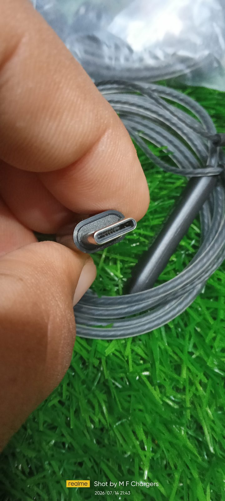 Durable Type-C audio jack of Protronic Magnet earphone - M F Chargers