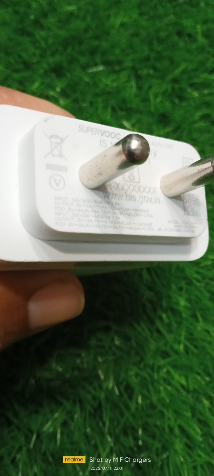 240W SUPERVOOC Power Adapter Pins And Specs Detail - M F Chargers
