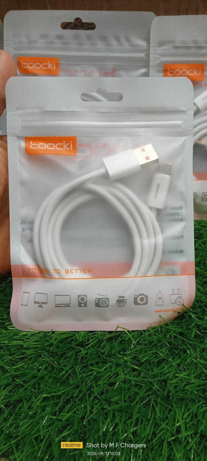 Toocki Type-C Cable Price in Pakistan | M F Chargers