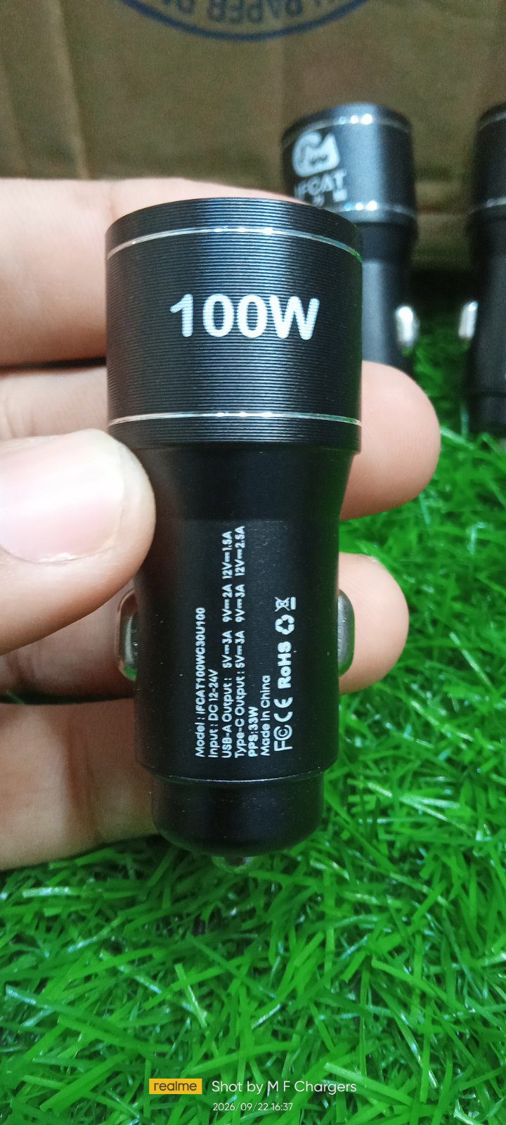 ​IFCAT 33W PD + USB Fast Car Charger for Samsung & iPhone